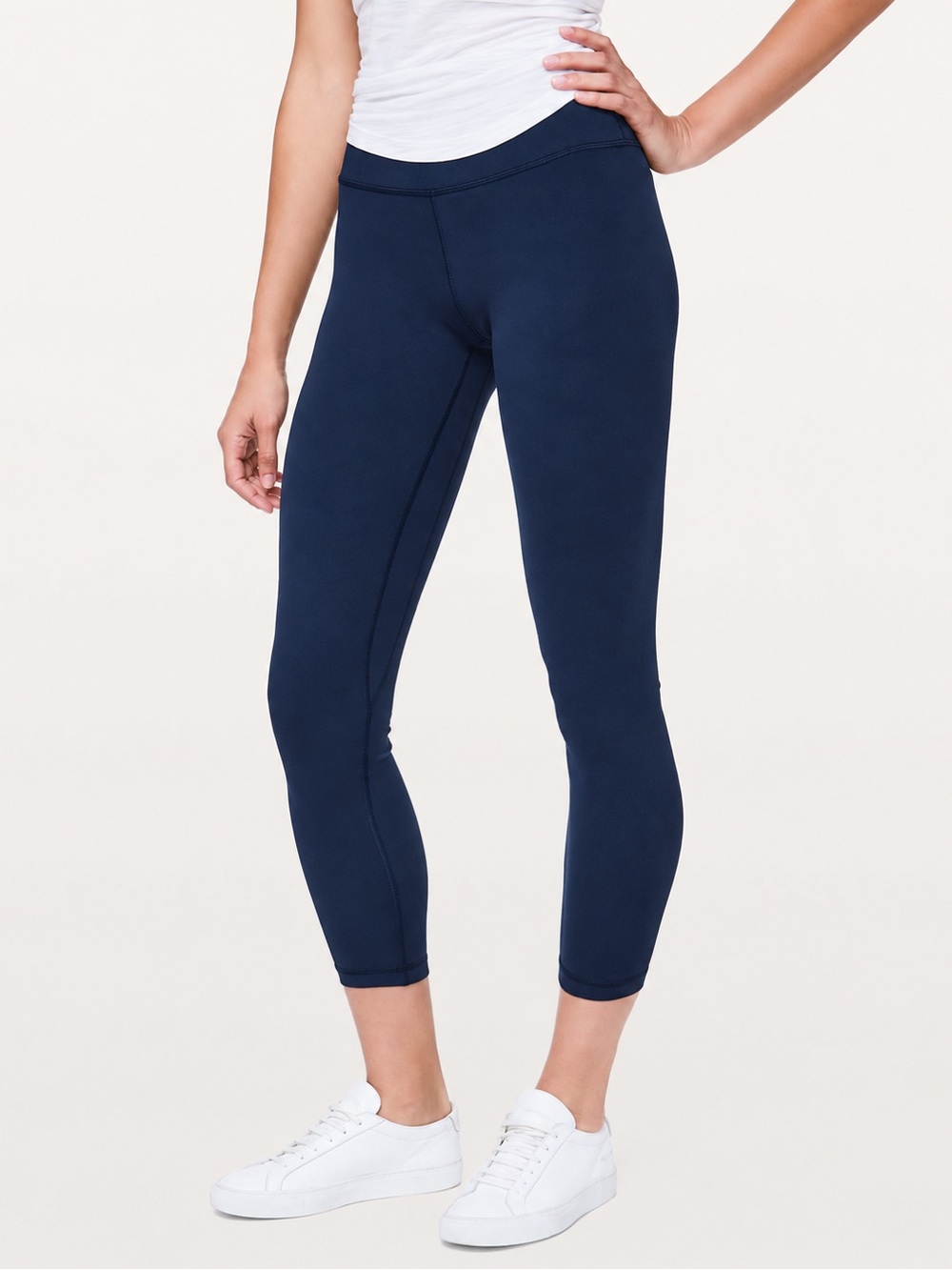 Lululemon Align Pant II 25” True Navy Leggings Size 6 High Rise Nulu